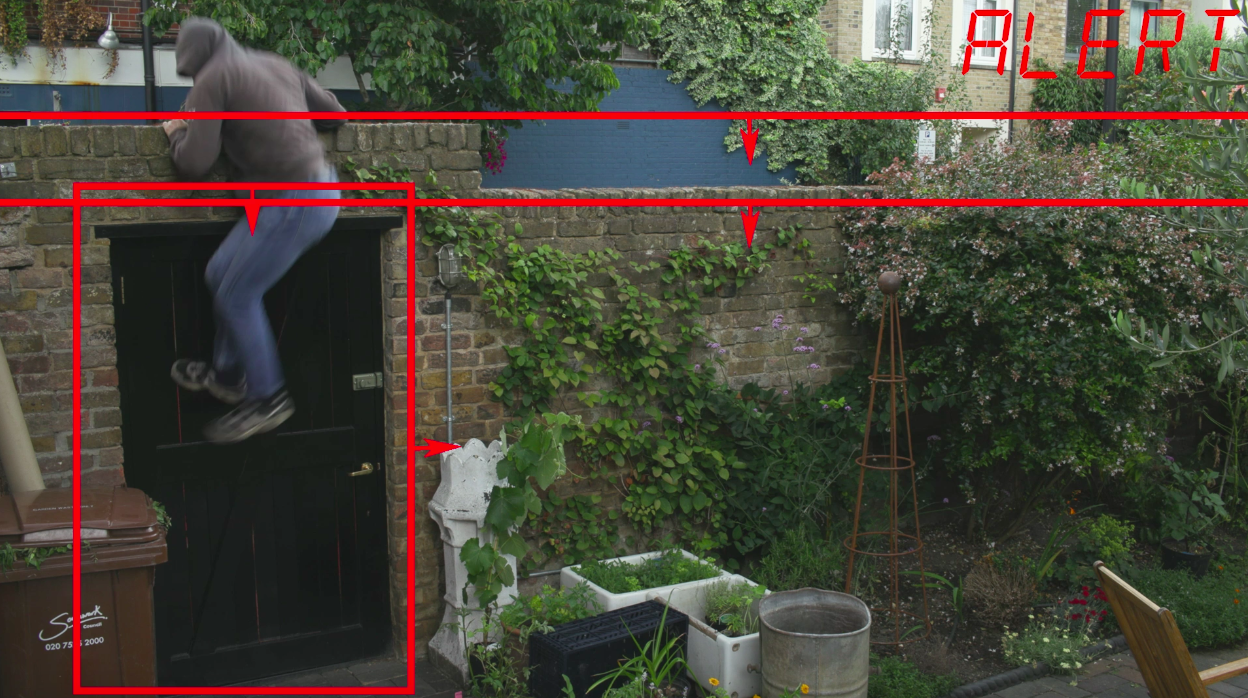 AI CCTV system interface