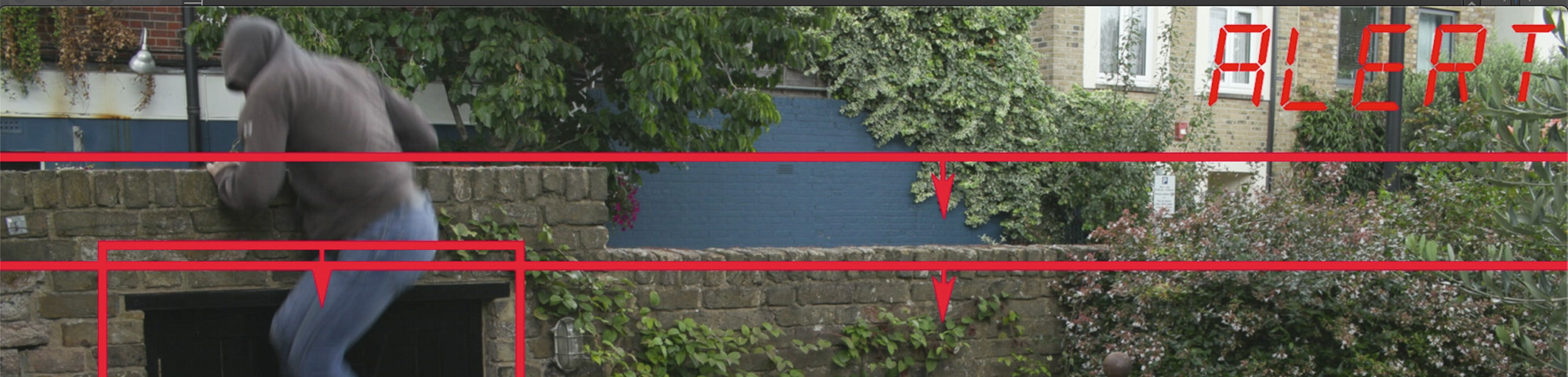 Exterior perimeter alarm